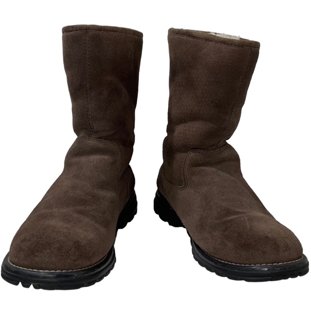 UGG Langley, Suede, fully lined sheepskin boots Size 7 GUC - Picture 3 of 11